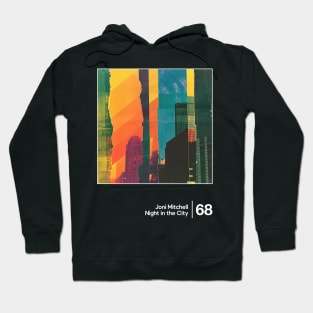 Night in the City - Original Minimalist Graphic Fan Artwork Hoodie